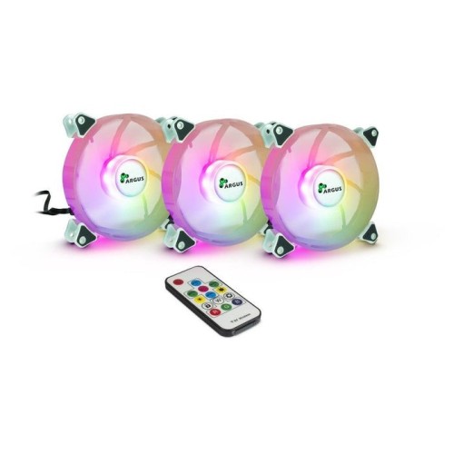 Inter-tech ventilador 120*120*25 argus rgb-fan set rs-06 retail