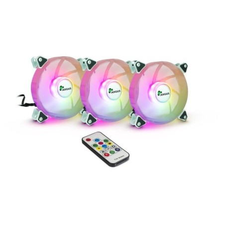 Inter-tech ventilador 120*120*25 argus rgb-fan set rs-06 retail