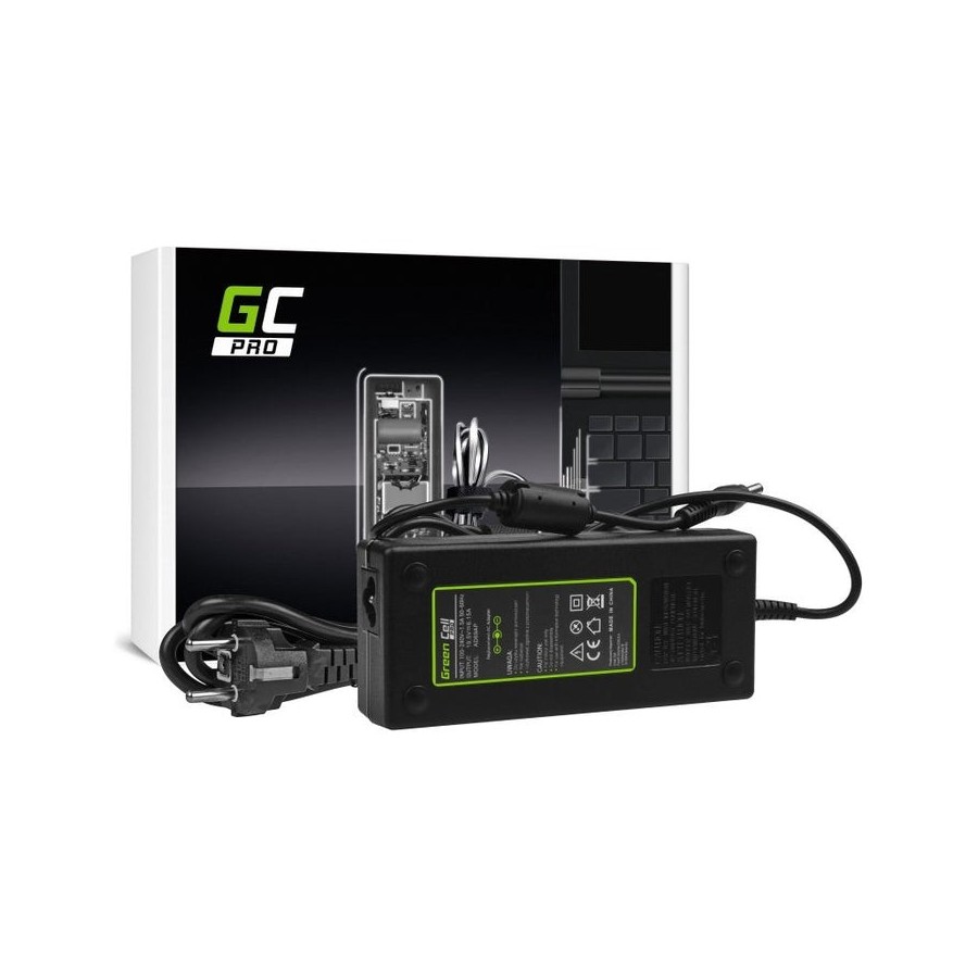 Cargador green cell pro para lenovo ideapad y510p y550p y560 y570 y580 z500 z570 msi ge60 ge70 gp 19.5v 6.15a 120w