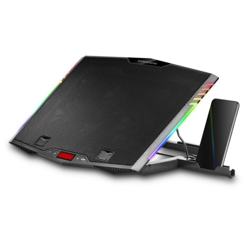 Soporte refrigerante mars gaming mnbc5 para portátiles hasta 17.3' iluminación led