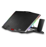 Soporte refrigerante mars gaming mnbc5 para portátiles hasta 17.3' iluminación led