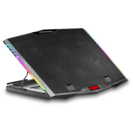 Soporte refrigerante mars gaming mnbc5 para portátiles hasta 17.3' iluminación led