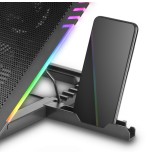 Soporte refrigerante mars gaming mnbc5 para portátiles hasta 17.3' iluminación led