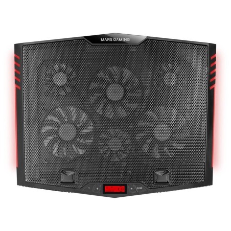 Soporte refrigerante mars gaming mnbc5 para portátiles hasta 17.3' iluminación led