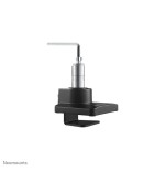 Newstar monitor triple-deskmount with crossbar 17-24inch full motion gasspring tilt rotate swivel grommet/clamp black
