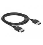 Delock cable hdmi premium 4k 60 hz 2m negro