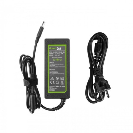 Cargador green cell pro 19.5v 3.34a 65w para dell inspiron 15 3543 3558 3559 5552 5558 5559 5568 17 5758 5759