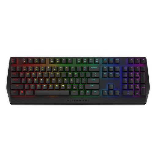 Dell teclado alienware mechanical rgb gaming  aw410k us int. (qwerty)