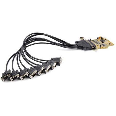 Startech tarjeta pci express serie de 8 puertos rs