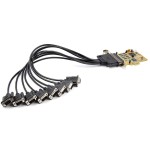 Startech tarjeta pci express serie de 8 puertos rs