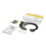 Startech tarjeta pci express serie de 8 puertos rs