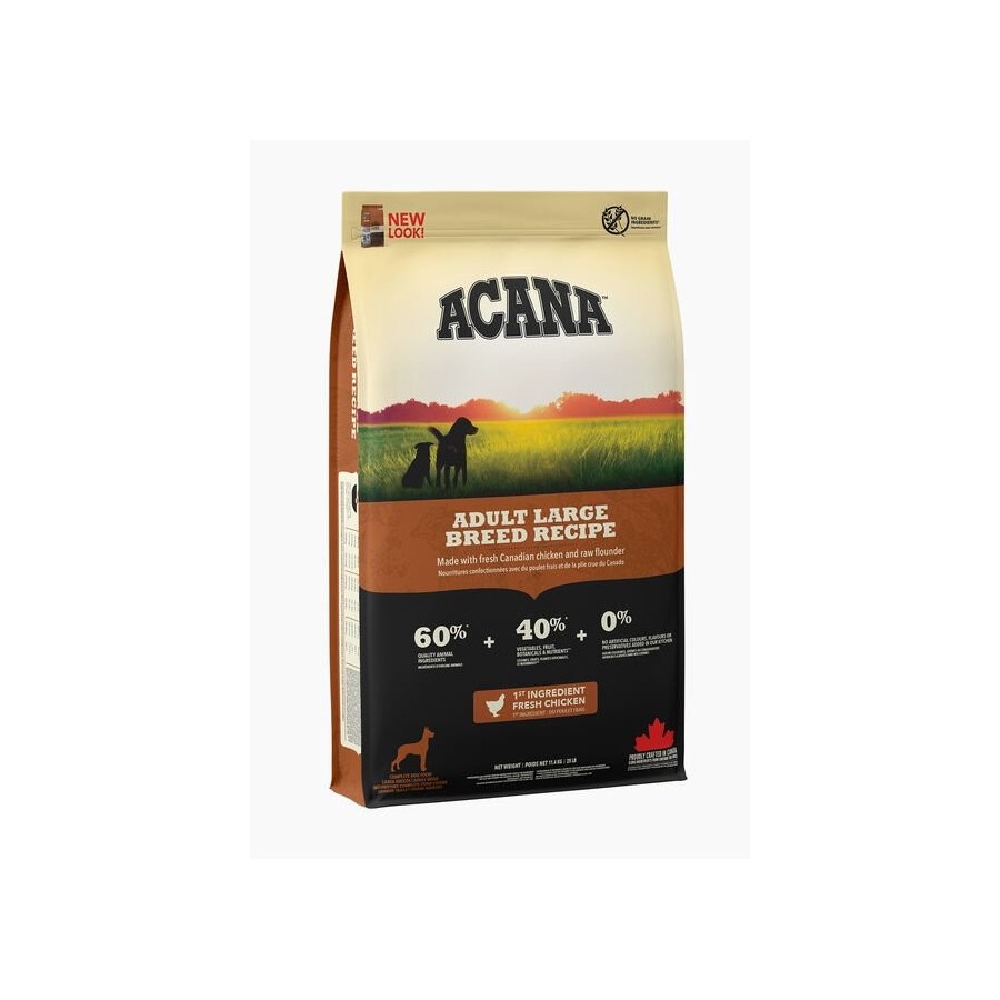 Acana heritage adult raza grande 17 kg