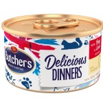 Butcher's classic delicious dinners con carne de res e hígado - lata de 85g