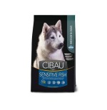 Perro farmina cibau sensitive fish medium/maxi - comida seca para perros - 12kg + 2kg gratis