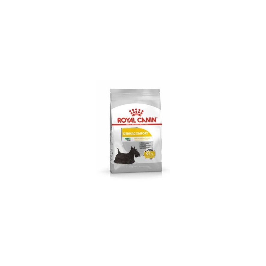 Royal canin mini dermacomfort - karma sucha dla psów doroslych ras malych o wrazliwej skórze, sklonnej do podraznien - 3kg