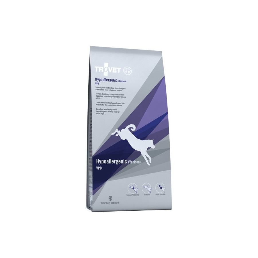 Dieta de patata de trovet venison (vpd para perros) - bata de 400g