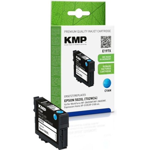 Kmp patrone epson 502xl cyan 470 s. e197x remanufacturado