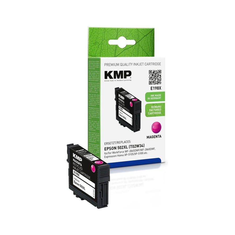 Kmp patrone epson 502xl magenta 470 s. e198x remanufacturado