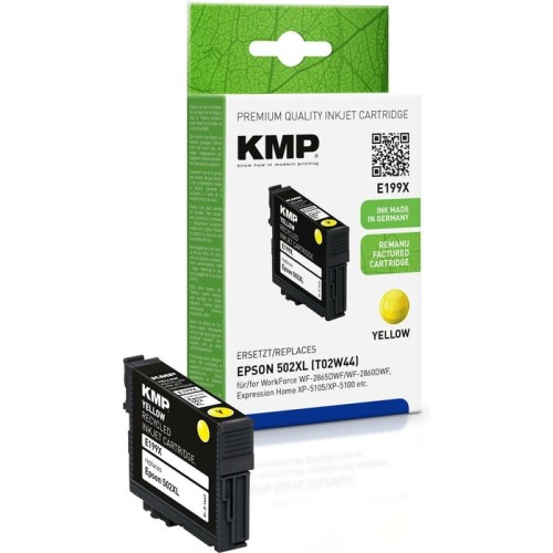 Kmp patrone epson 502xl amarillo 470 s. e199x remanufacturado