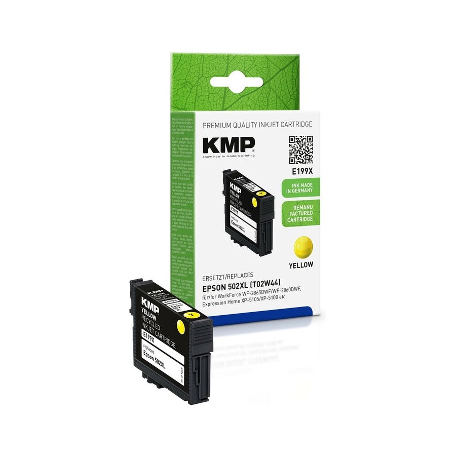 Kmp patrone epson 502xl amarillo 470 s. e199x remanufacturado