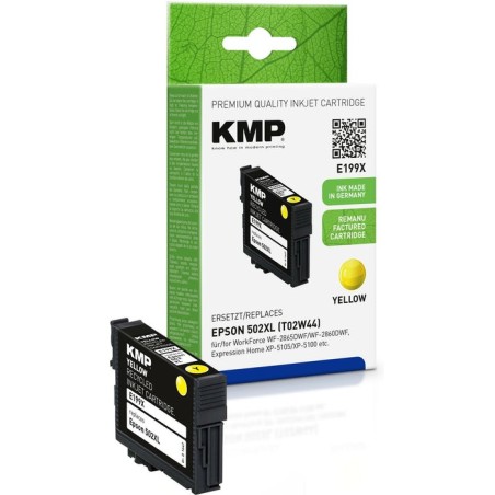 Kmp patrone epson 502xl amarillo 470 s. e199x remanufacturado