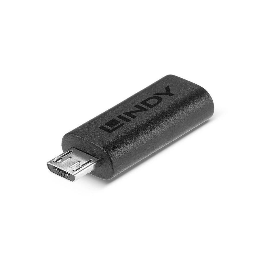 Adaptador lindy usb 2.0 tipo c a micro-b