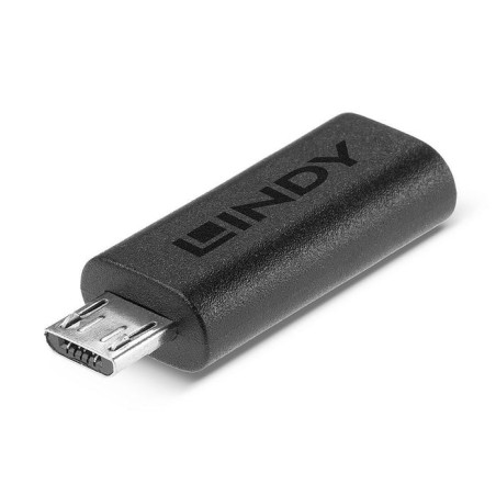 Adaptador lindy usb 2.0 tipo c a micro-b