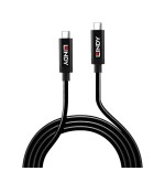 Lindy 43308 cable usb 5 m usb 3.2 gen 2 [3.1 gen 2] usb c negro