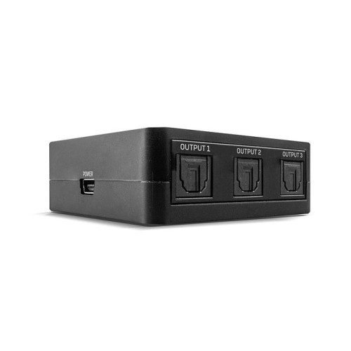 Lindy divisor de audio digital toslink (óptico) de 3 puertos
