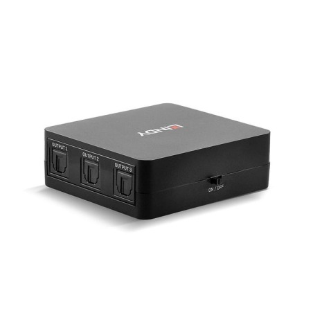 Lindy divisor de audio digital toslink (óptico) de 3 puertos