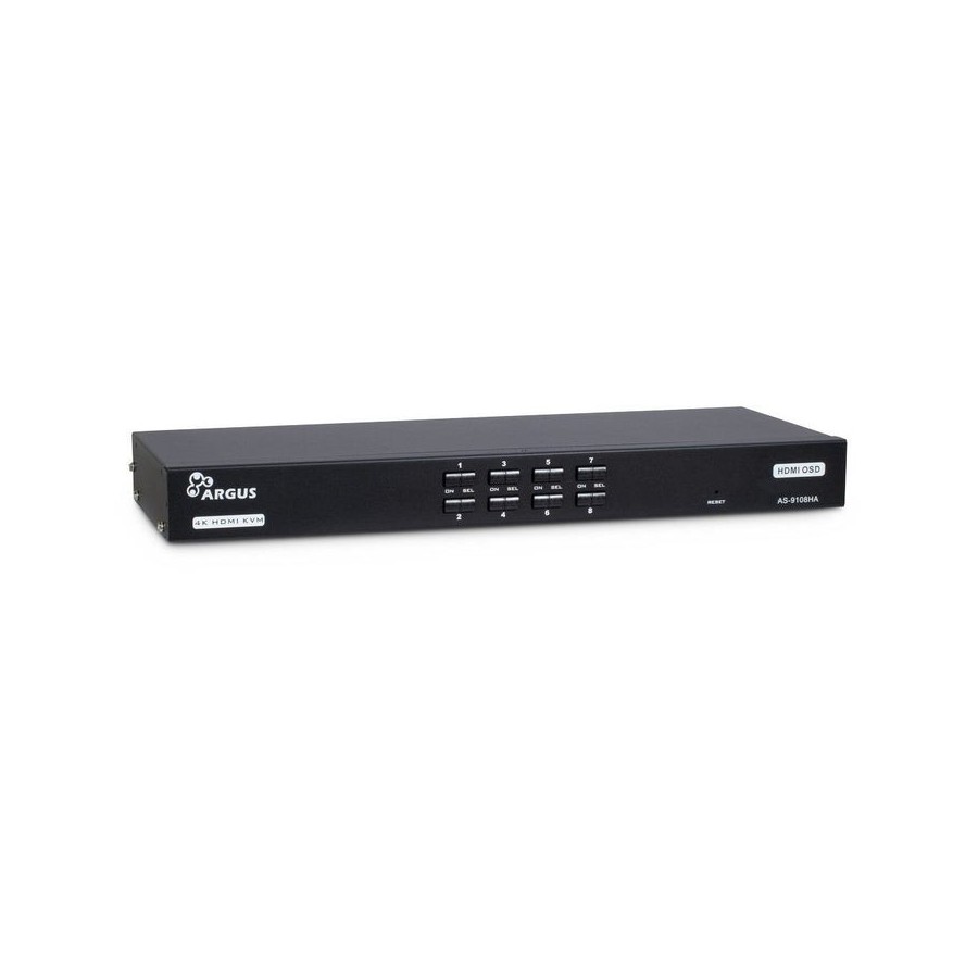 Inter-tech kvm-switch as-9108ha rackmount hdmi, 8xhdmi/usb retail