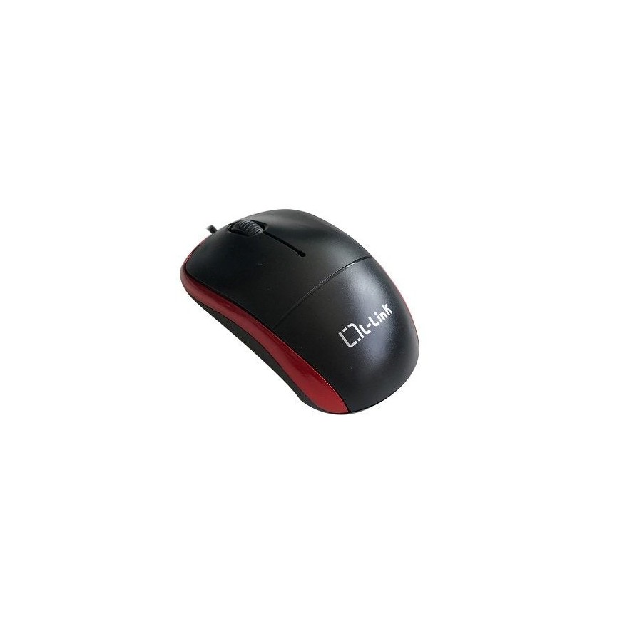 L-link raton usb optico negro/rojo ll-2080-r