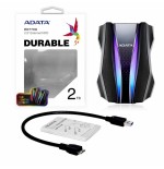 External hdd adata durable hd770 2tb 2.5'' usb3 black, ip68
