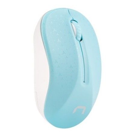 Natec toucan azul-blanco 1600dpi ratón inalámbrico nmy-1651