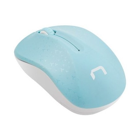 Natec toucan azul-blanco 1600dpi ratón inalámbrico nmy-1651