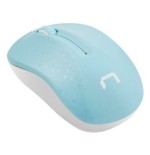 Natec toucan azul-blanco 1600dpi ratón inalámbrico nmy-1651