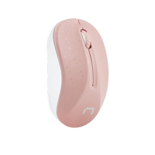 Natec raton toucan óptico inalámbrico rosa-blanco