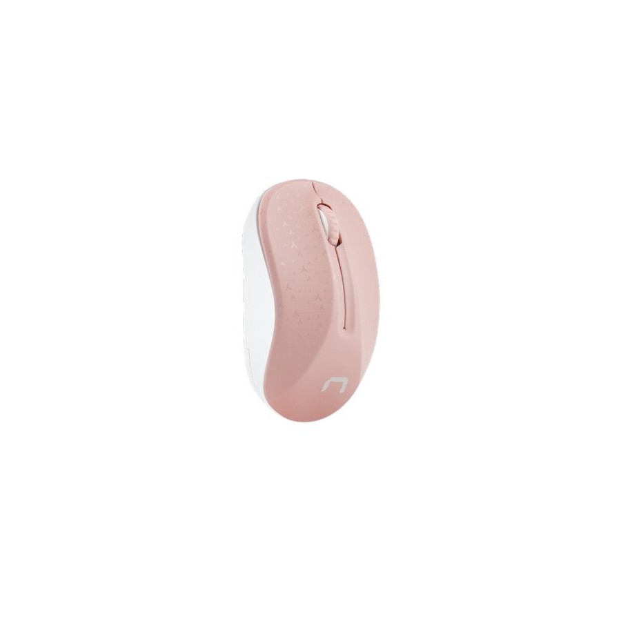 Natec raton toucan óptico inalámbrico rosa-blanco