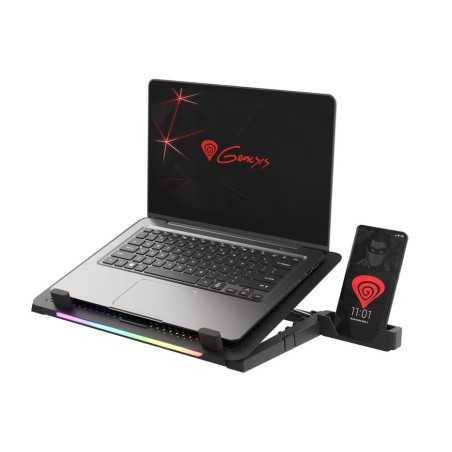 Base refrigeradora genesis oxid 450 rgb para portatil hasta 15.6"