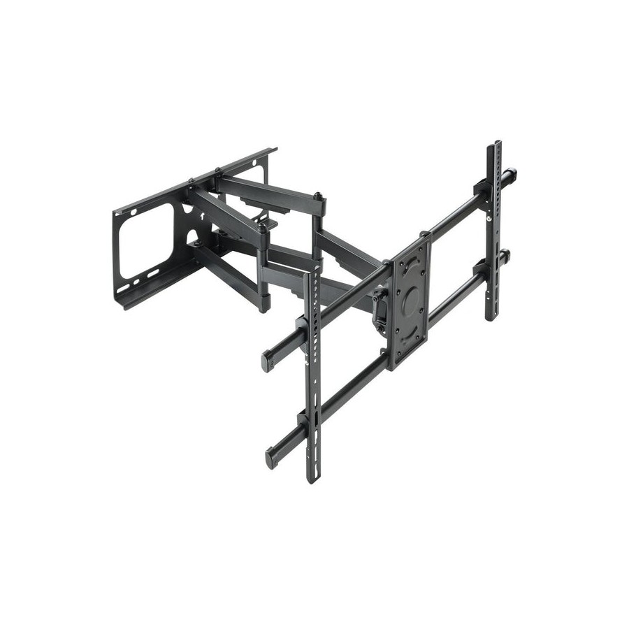 Tooq soporte de pared con doble brazo articulado para tv de 37"-90" - giratorio e inclinable - peso max 75kg - vesa