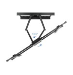 Tooq soporte de pared con doble brazo articulado para tv de 37"-90" - giratorio e inclinable - peso max 75kg - vesa