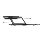 Tooq soporte de pared con doble brazo articulado para tv de 37"-90" - giratorio e inclinable - peso max 75kg - vesa