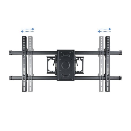 Tooq soporte de pared con doble brazo articulado para tv de 37"-90" - giratorio e inclinable - peso max 75kg - vesa