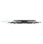 Tooq soporte de pared con doble brazo articulado para tv de 37"-90" - giratorio e inclinable - peso max 75kg - vesa