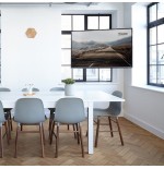 Tooq soporte de pared con doble brazo articulado para tv de 37"-90" - giratorio e inclinable - peso max 75kg - vesa