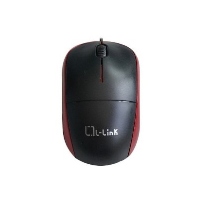L-link raton usb optico negro/rojo ll-2080-r