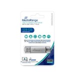 Pendrive mediarange usb-stick 64 gb usb 3.1 combo mit usb type-c