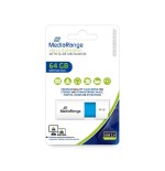 Memoria usb mediarange 64gb usb 2.0 color edt. azul claro