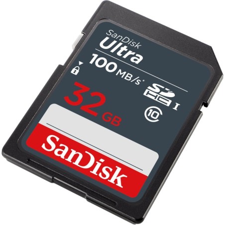 Sandisk ultra 32gb sdhc mem card 100mb/s