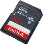 Sandisk ultra 32gb sdhc mem card 100mb/s